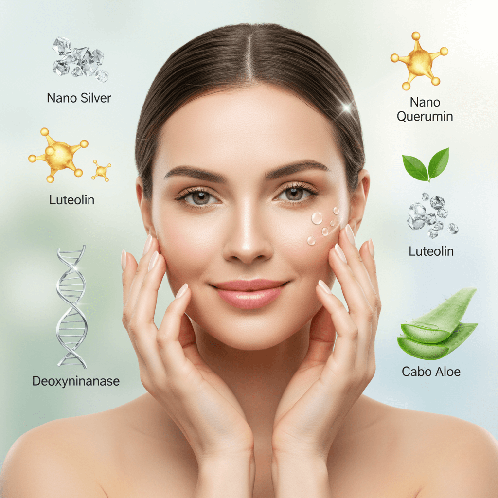 “Healthy Nails, Glowing Skin”
Em Meio aos ingredintes