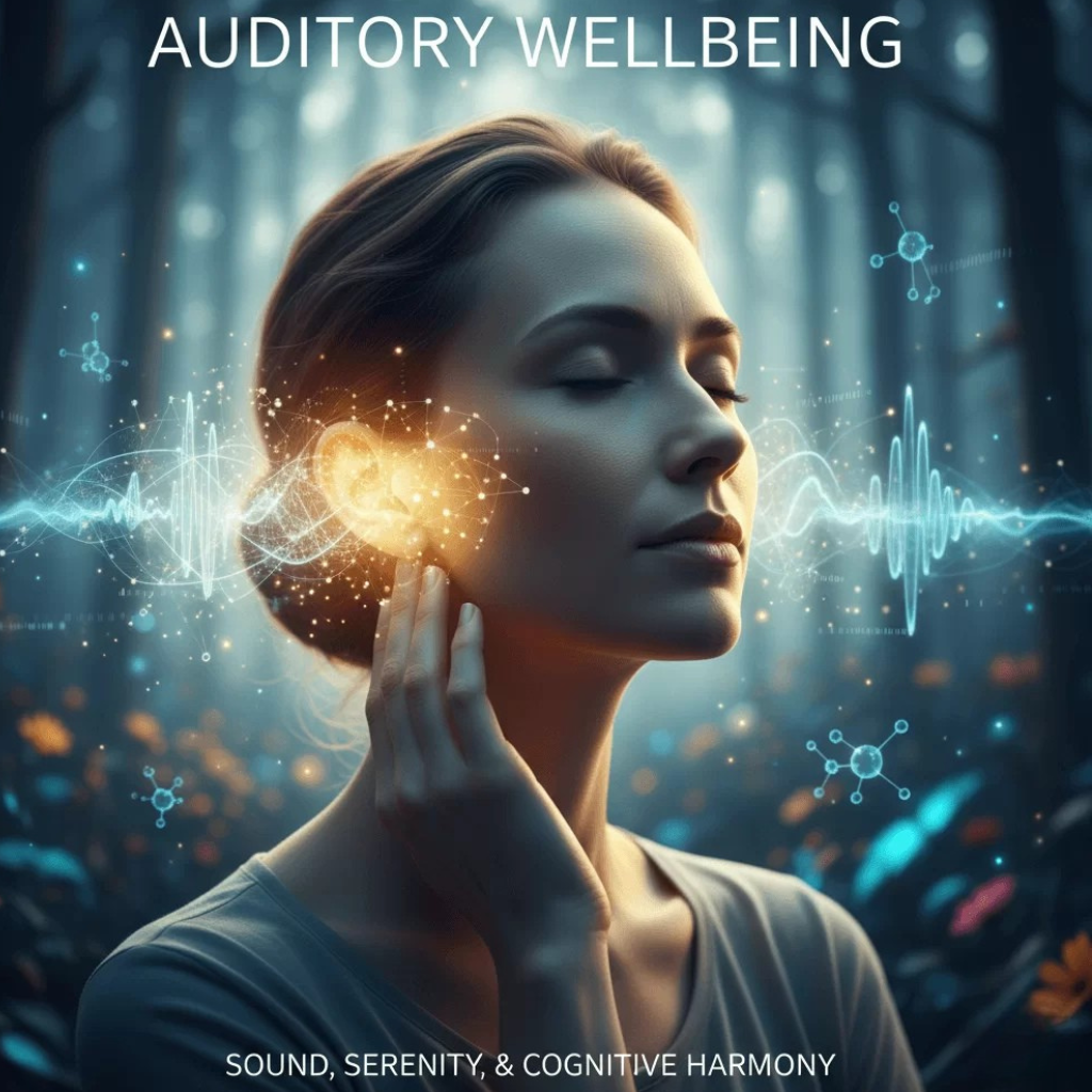 Visual of a calm individual in profile, symbolizing peace and mental clarity. Highlights the synergy required for optimal neuro-auditory wellness and sustained cognitive focus.