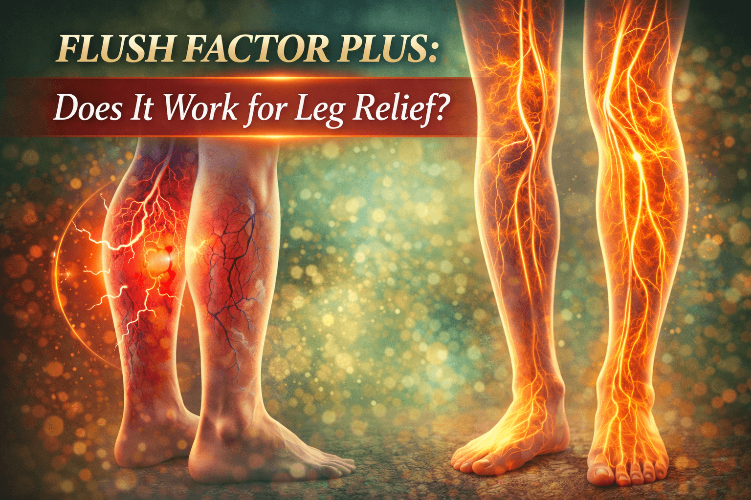 FLUSH FACTOR PLUS: Does It Work for Leg Relief?