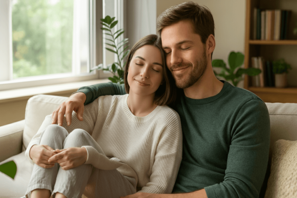 Calm connection brings the mind and heart back into balance. 