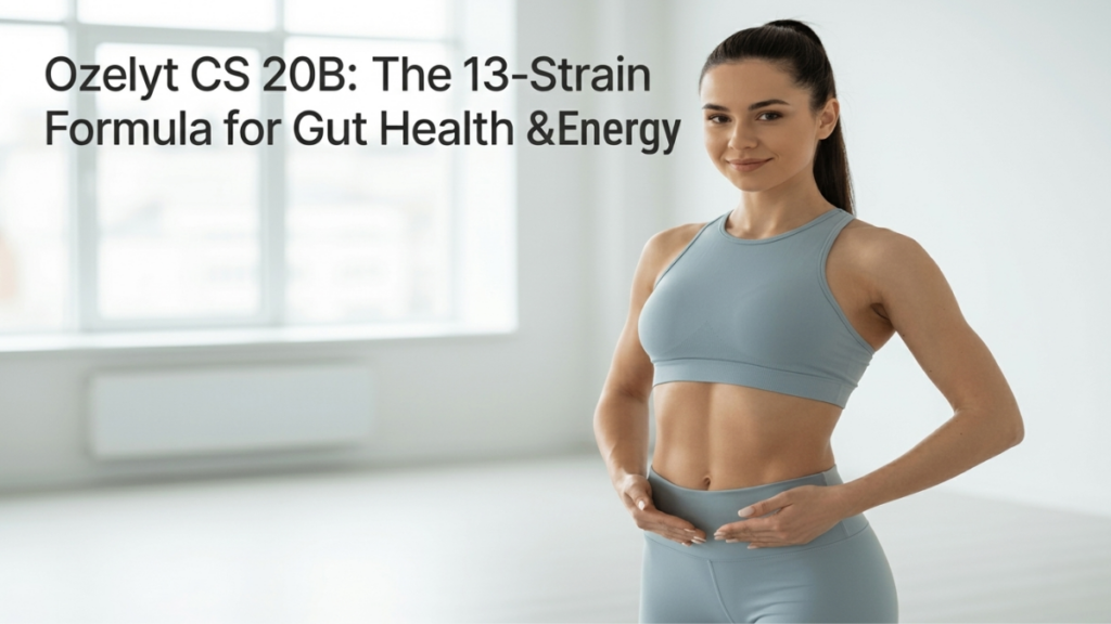 🦠 Ozelyt CS 20B: The 13-Strain Formula for Gut Health & Energy.