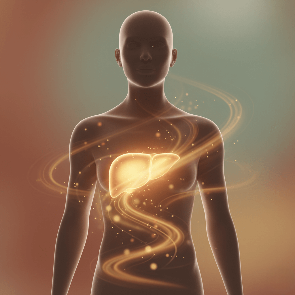 “Person feeling energized and light during an outdoor walk, representing metabolism boost and healthy weight balance.”