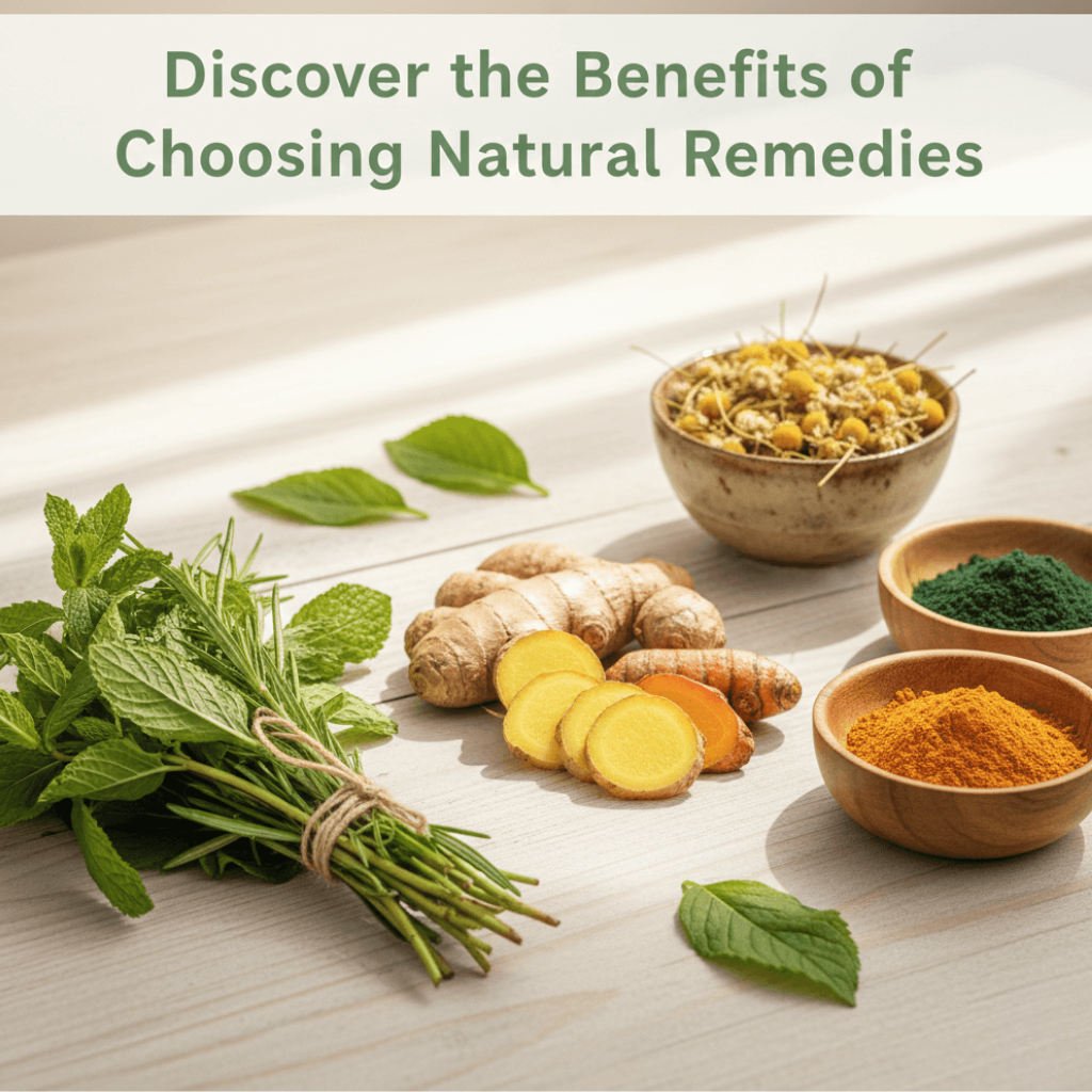 Discover the Benefits of Choosing Natural Remedies