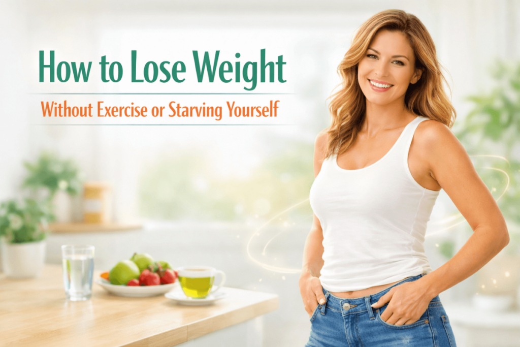 How to Lose Weight Without Exercise or Starving Yourself? 1