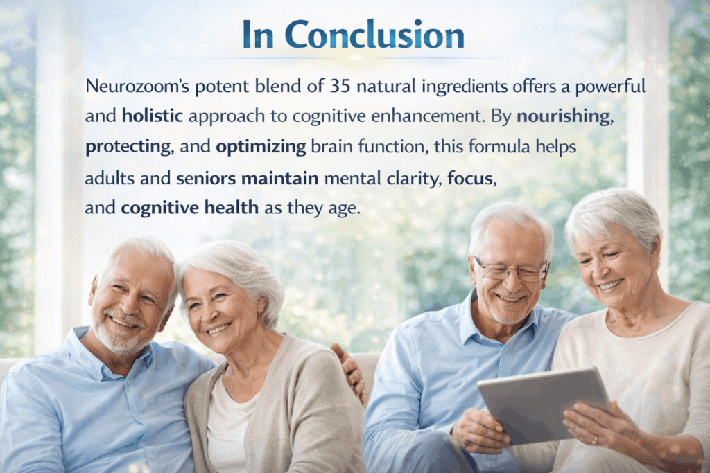 Elderly couples enjoying mental clarity, focus, and cognitive well-being in a calm and healthy environment.
