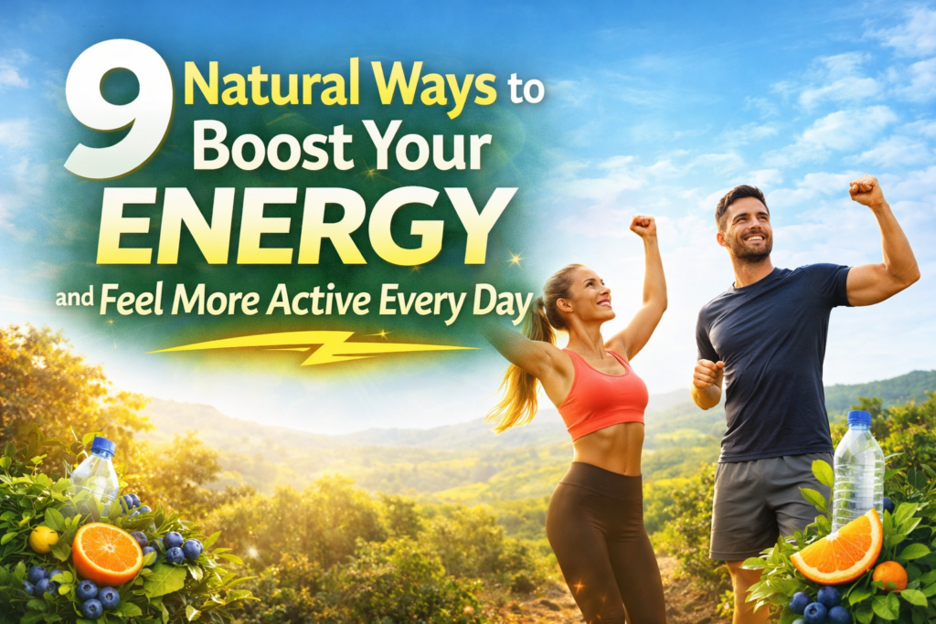 9 Natural Ways to Boost Your Energy and Feel More Active Every Day