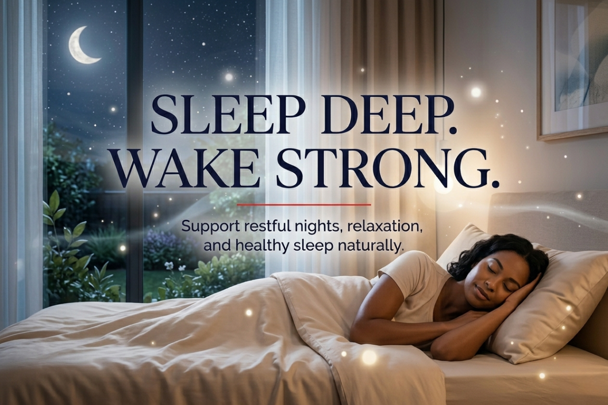 Natural Sleep Support: Better Sleep, Deep Rest & Nighttime Wellness