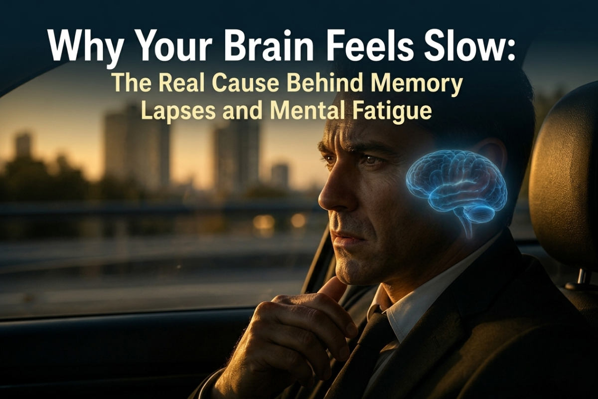 Why Your Brain Feels Slow: The Real Cause Behind Memory Lapses and Mental Fatigue