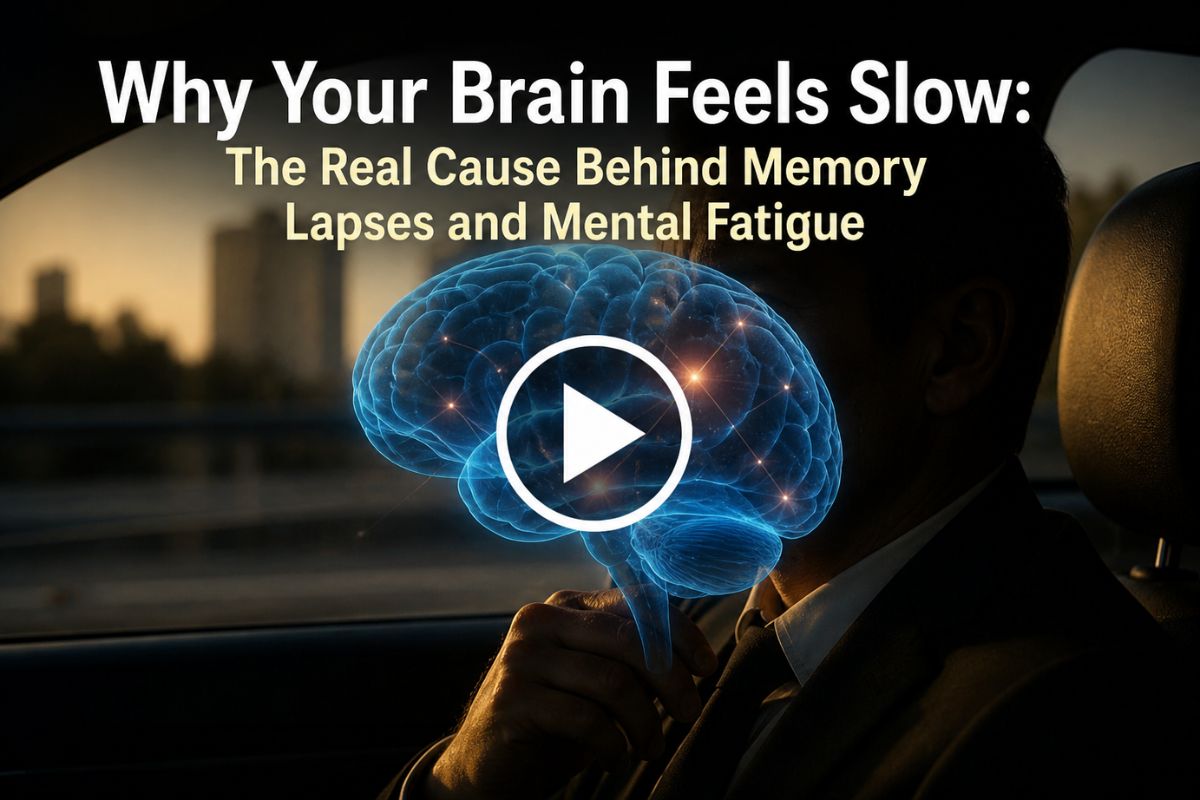 Why Your Brain Feels Slow: The Real Cause Behind Memory Lapses and Mental Fatigue