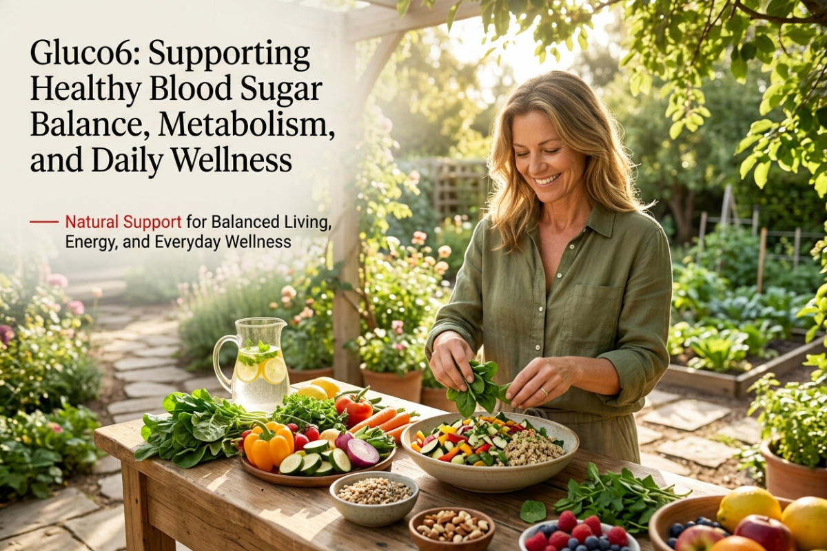 Gluco6: Supporting Healthy Blood Sugar Balance, Metabolism, and Daily Wellness
