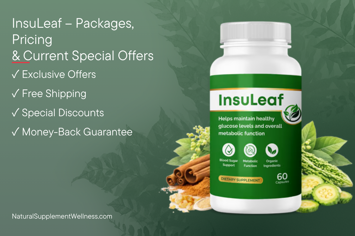 InsuLeaf – Packages, Pricing & Current Special Offers