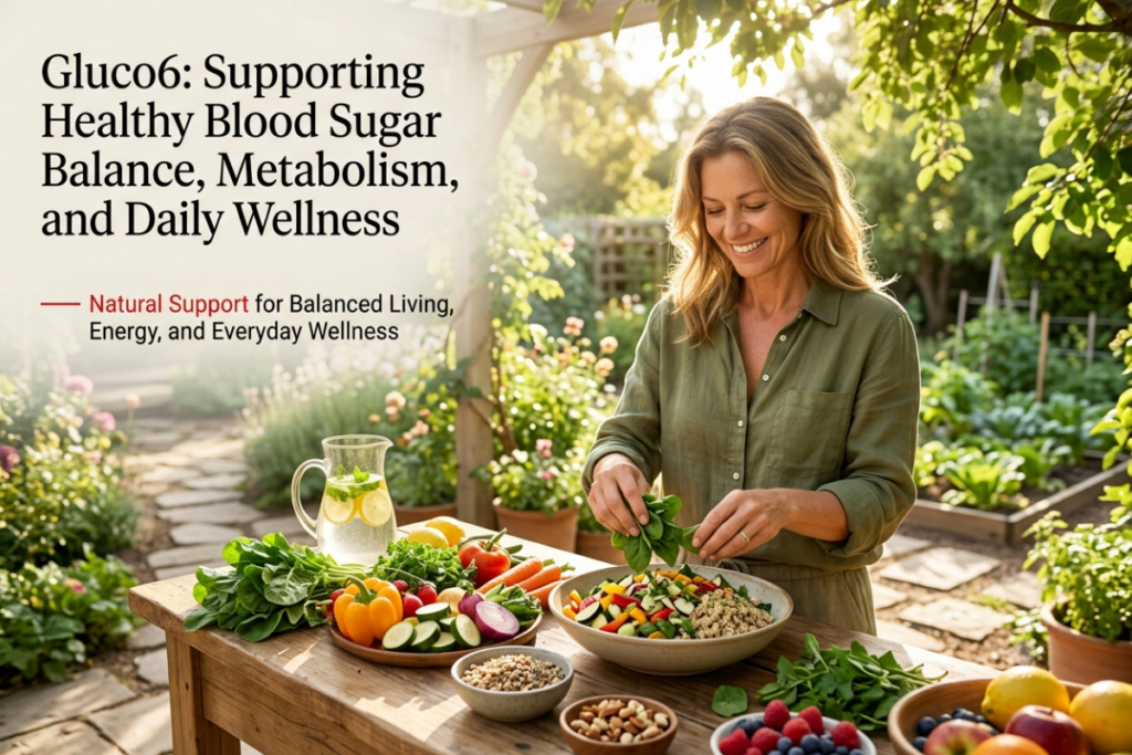 Gluco6: Supporting Healthy Blood Sugar Balance, Metabolism, and Daily Wellness
