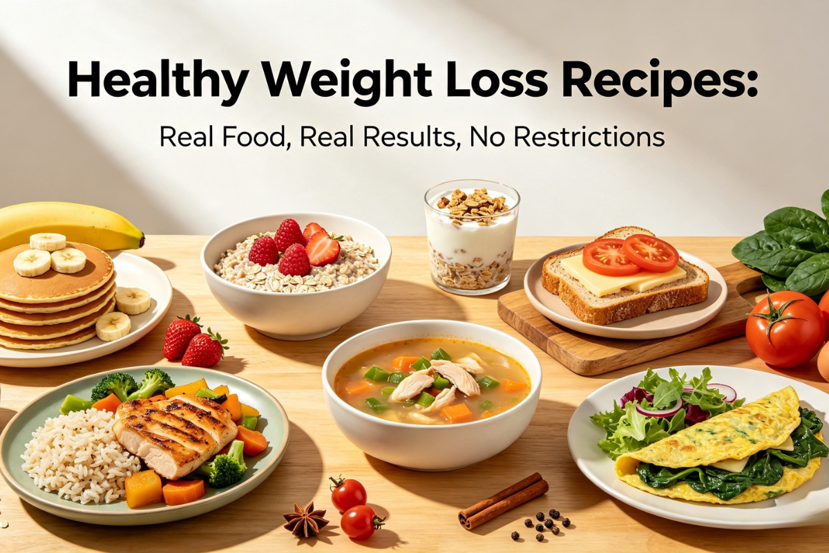 Healthy Weight Loss Recipes: Real Food, Real Results, No Restrictions