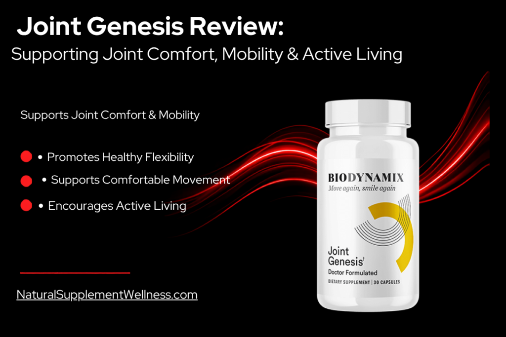 Joint Genesis Review — Supporting Joint Comfort, Mobility & Active Living