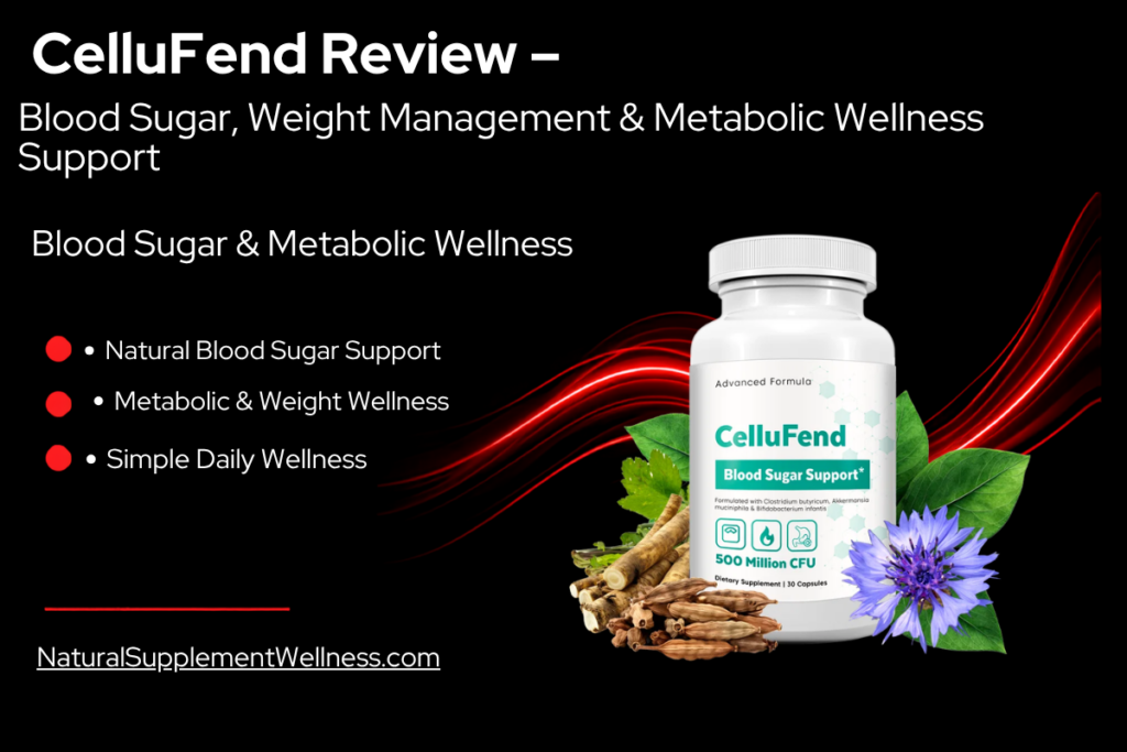 CelluFend Review – Blood Sugar, Weight Management & Metabolic Wellness Support