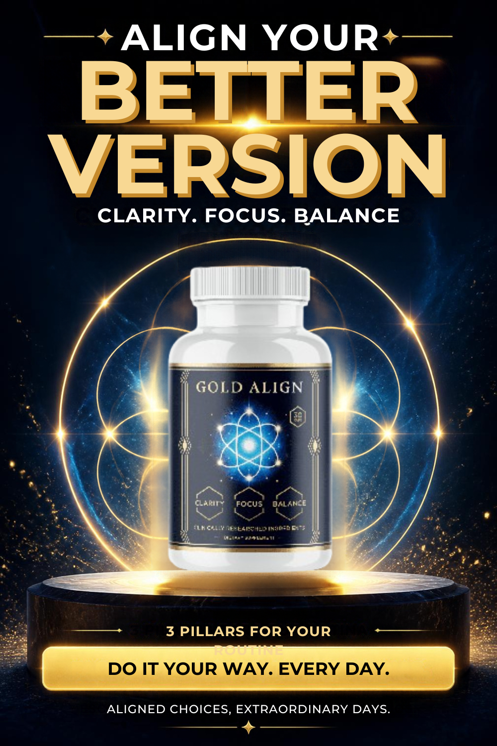 GoldAlign MENTAL CLARITY & FOCUS