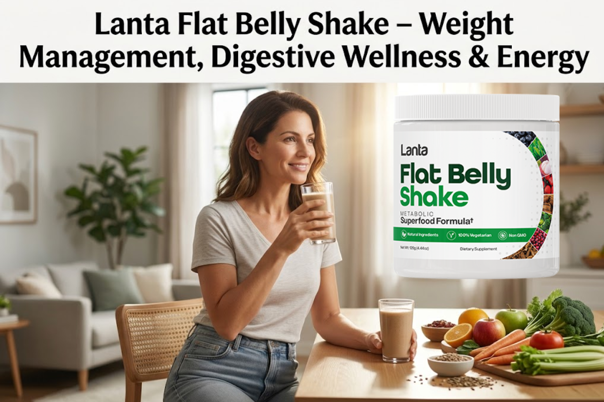 Lanta Flat Belly Shake – Weight Management, Digestive Wellness & Energy
