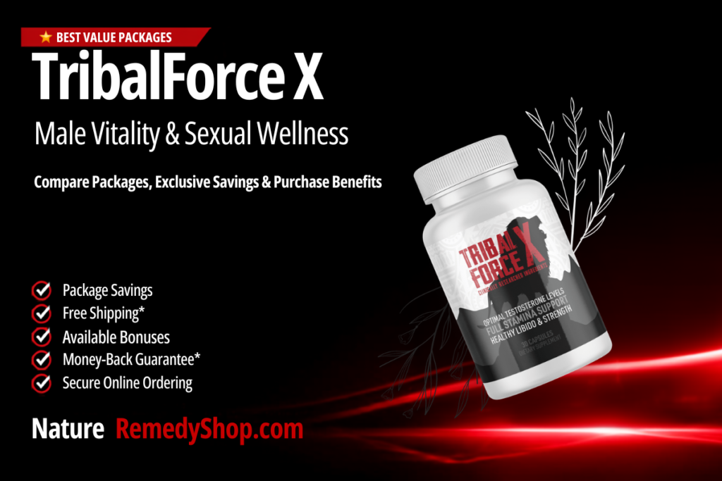 TribalForce X Review – Male Vitality, Energy & Stamina Support with Bonuses, Discounts & Free Shipping
