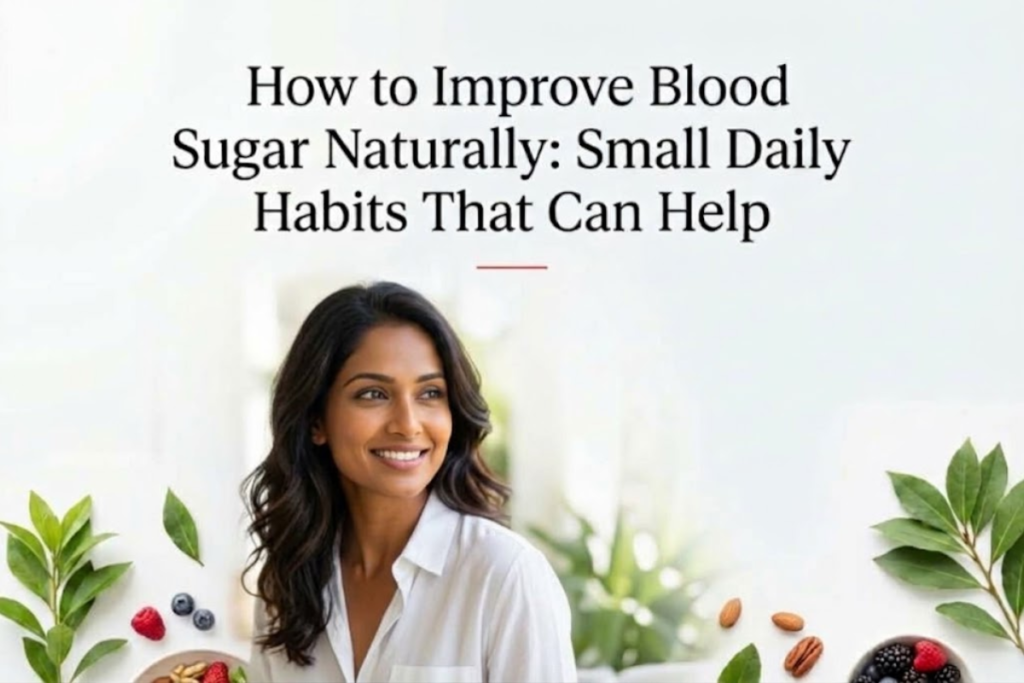How to Improve Blood Sugar Naturally: Small Daily Habits That Can Help