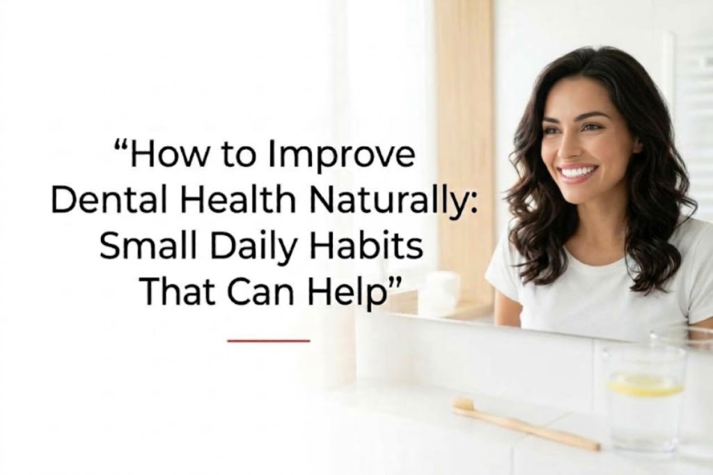 How to Improve Dental Health Naturally: Small Daily Habits That Can Help