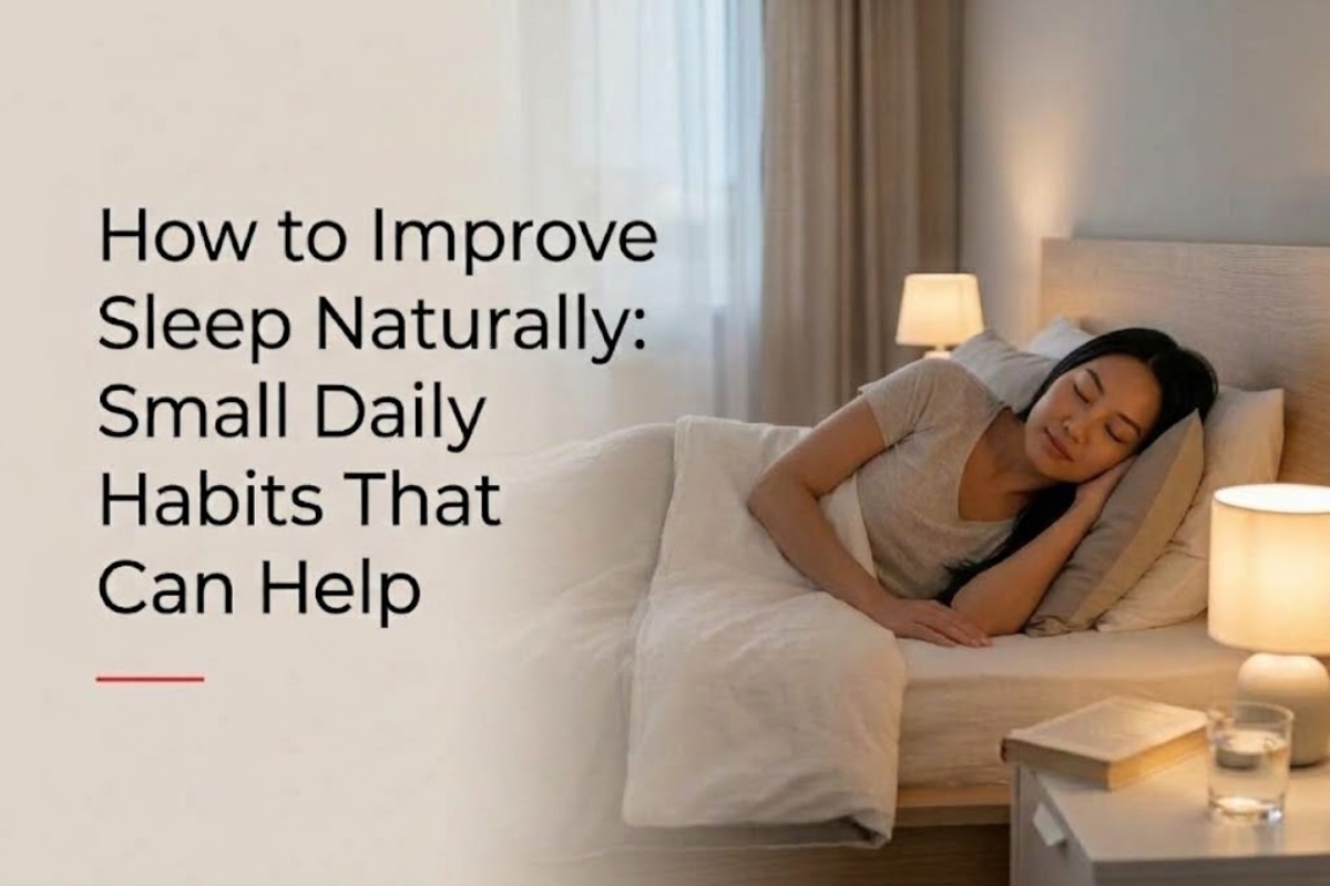 How to Improve Sleep Naturally: Small Daily Habits That Can Help