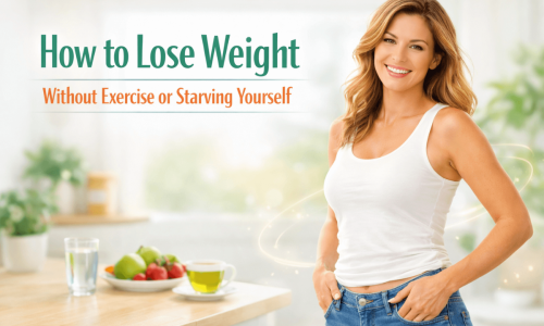 How to Lose Weight Without Exercise or Starving Yourself?