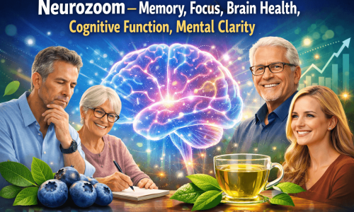 Neurozoom – Memory, Focus, Brain Health, Cognitive Function, Mental ClarityNatural Supplement for Adults and Seniors