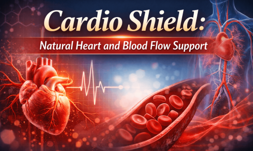 "Cardio Shield: Natural Heart and Blood Flow Support"