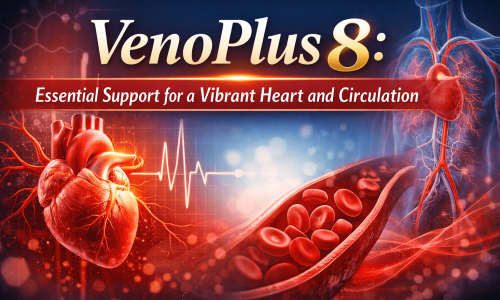 VenoPlus 8: Essential Support for a Vibrant Heart and Circulation.